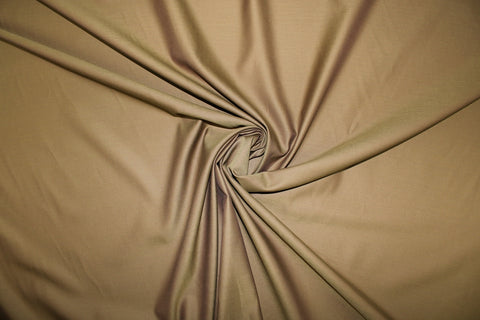 Super Soft Double Sided Cotton Sateen Twill - Milk Chocolate/Olive