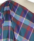 Plaid cotton twill shirting