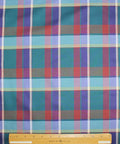 Plaid cotton twill shirting