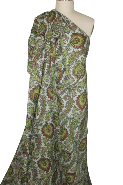 Paisley Italian cotton voile