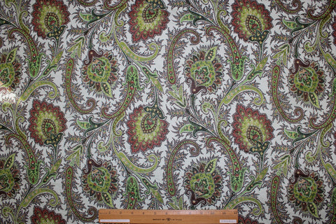 Paisley Italian cotton voile