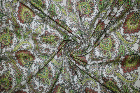 Paisley Italian cotton voile