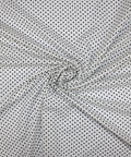 Black on White polka dot cotton