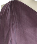 Purple cotton velveteen