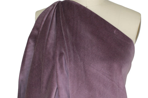Purple cotton velveteen