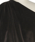 Brown cotton velveteen