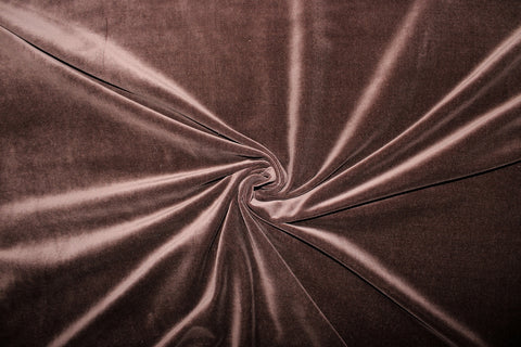 Brown cotton velveteen