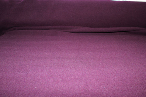 Haute New York Designer Wool Double Cloth - Midnight Purple/Black