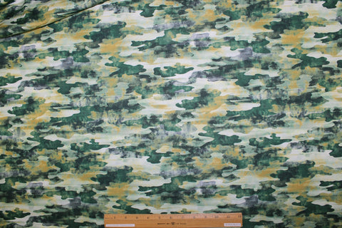 Camo C'mon Double Knit - Greens