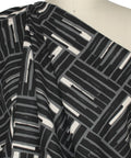 Robert Kaufman Japanese denim with graphic black/gray print