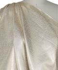 Gold/natural coated denim
