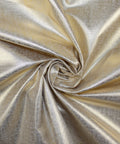Gold/natural coated denim