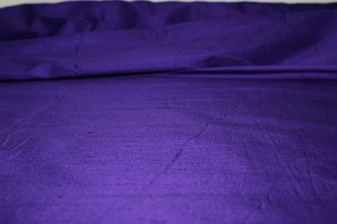Wide Silk Dupioni - Parisian Purple