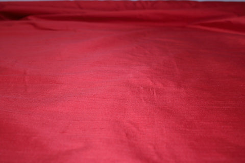 Wide Silk Dupioni - Hot Chili