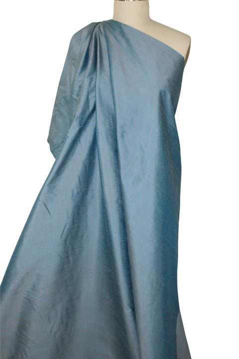 Iridescent Silk Dupioni - Sky at Dusk Gorgeous Fabrics Iridescent Silk Dupioni - Sky at Dusk Gorgeous Fabrics