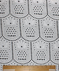 Pineapple scalloped border broderie anglaise (eyelet)