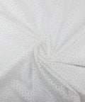 Circular patterned cotton eyelet