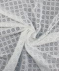 Swiss eyelet cotton