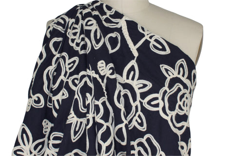 Floral Embroidered Cotton