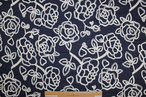 Floral Embroidered Cotton