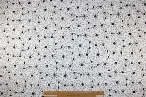 Embroidered cotton lawn