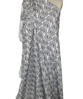 Paisley embroidered cotton