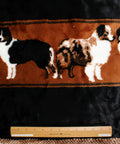 Aussie Shepherd faux fur fabric