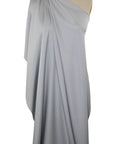 Silk Crepe on mannequin silver
