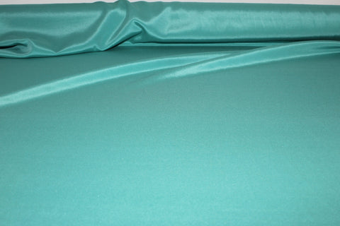 4 ply stretch silk crepe teal turquoise