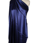 Heavy silk crepe back satin
