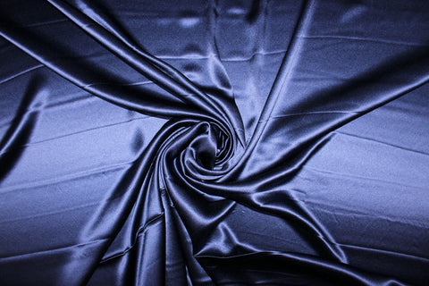 Heavy silk crepe back satin