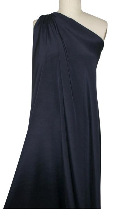 4-Ply Silk Crepe - Navy