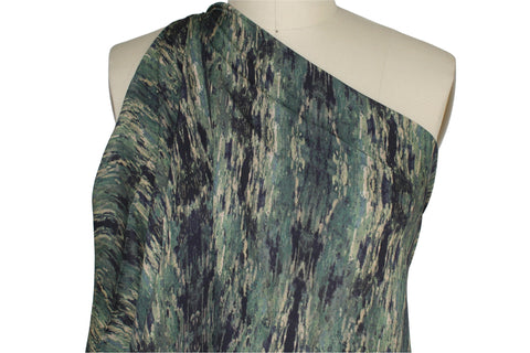 Abstract digital print silk georgette