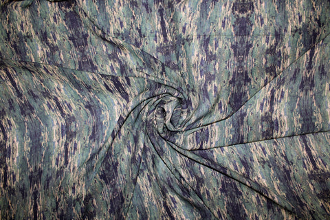 Abstract digital print silk georgette