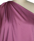 Satin faced silk georgette