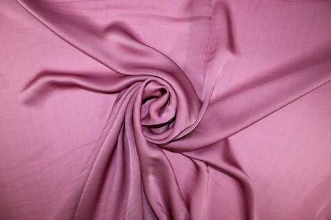 Satin faced silk georgette