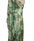 Abstract print Italian silk georgette
