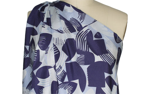 Oscar printed heavy habotai