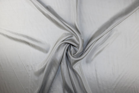 Silk Habotai - Light Gray