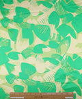 Abstract print silk habotai