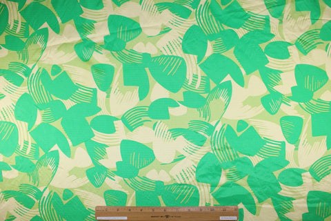 Abstract print silk habotai