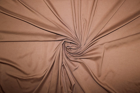 NY Designer Stretch Pongee Lining - Milk Chocolate