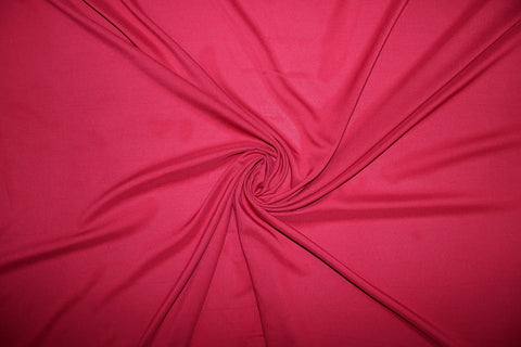 NY Designer Stretch Pongee Lining - Crimson