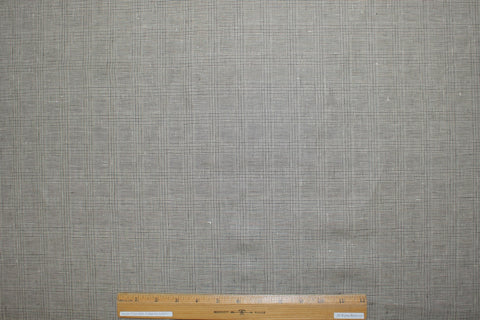 Prince of Wales check linen fabric