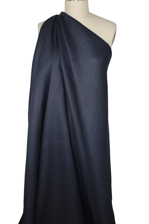Navy midweight linen