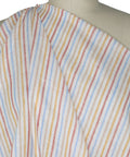 Striped linen fabric