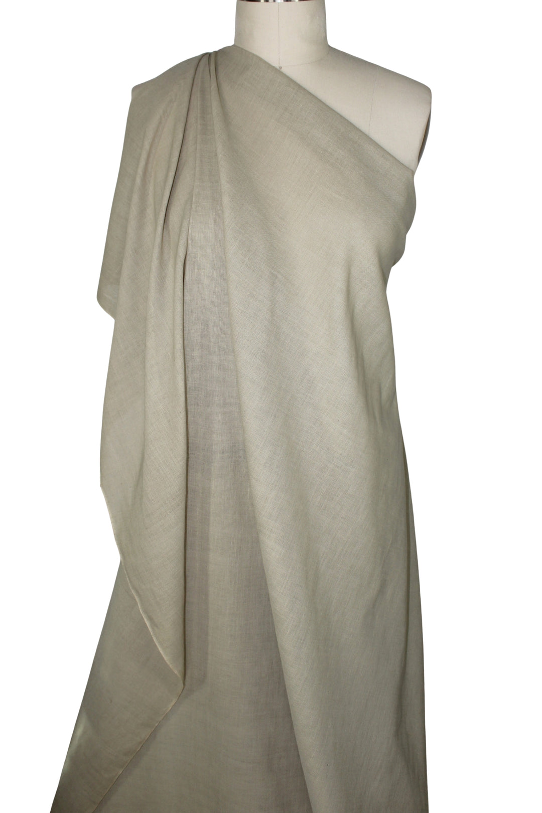 Lightweight Linen Italian Airy Lightweight Linen - Pale Olive – Gorgeous Fabrics