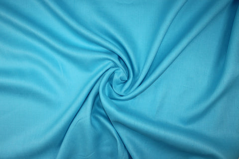 Bright blue mid-weight linen
