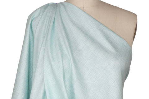 Mint colored Italian linen