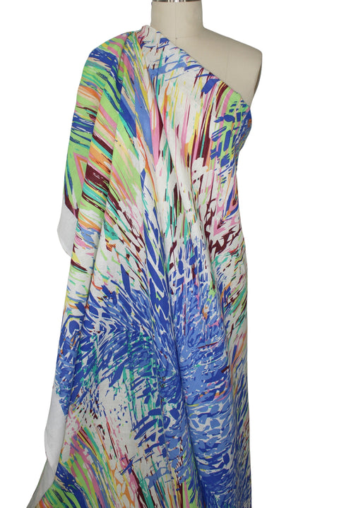 Alberto Makali abstract print linen